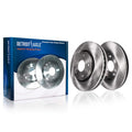 Detroit Axle - 11.02 (280mm) FRONT Disc Brake Rotors Replacement for VW Jetta Golf Beetle - 2pc Set
